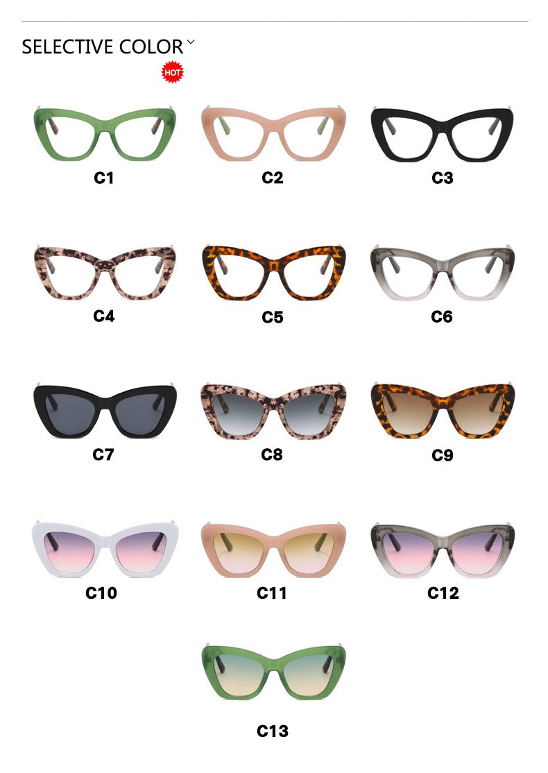 Lunettes œil de chat