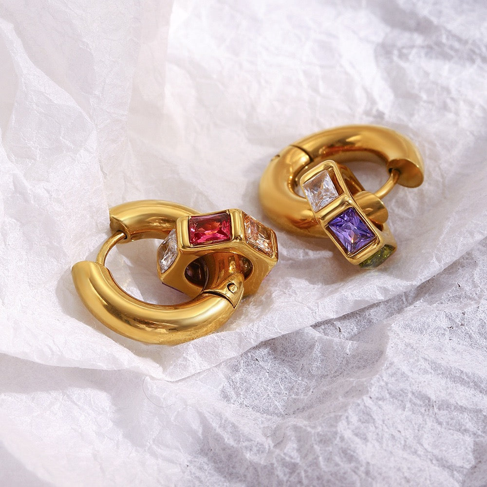 Boucles d'oreilles Rebecca ( 2 pièces)