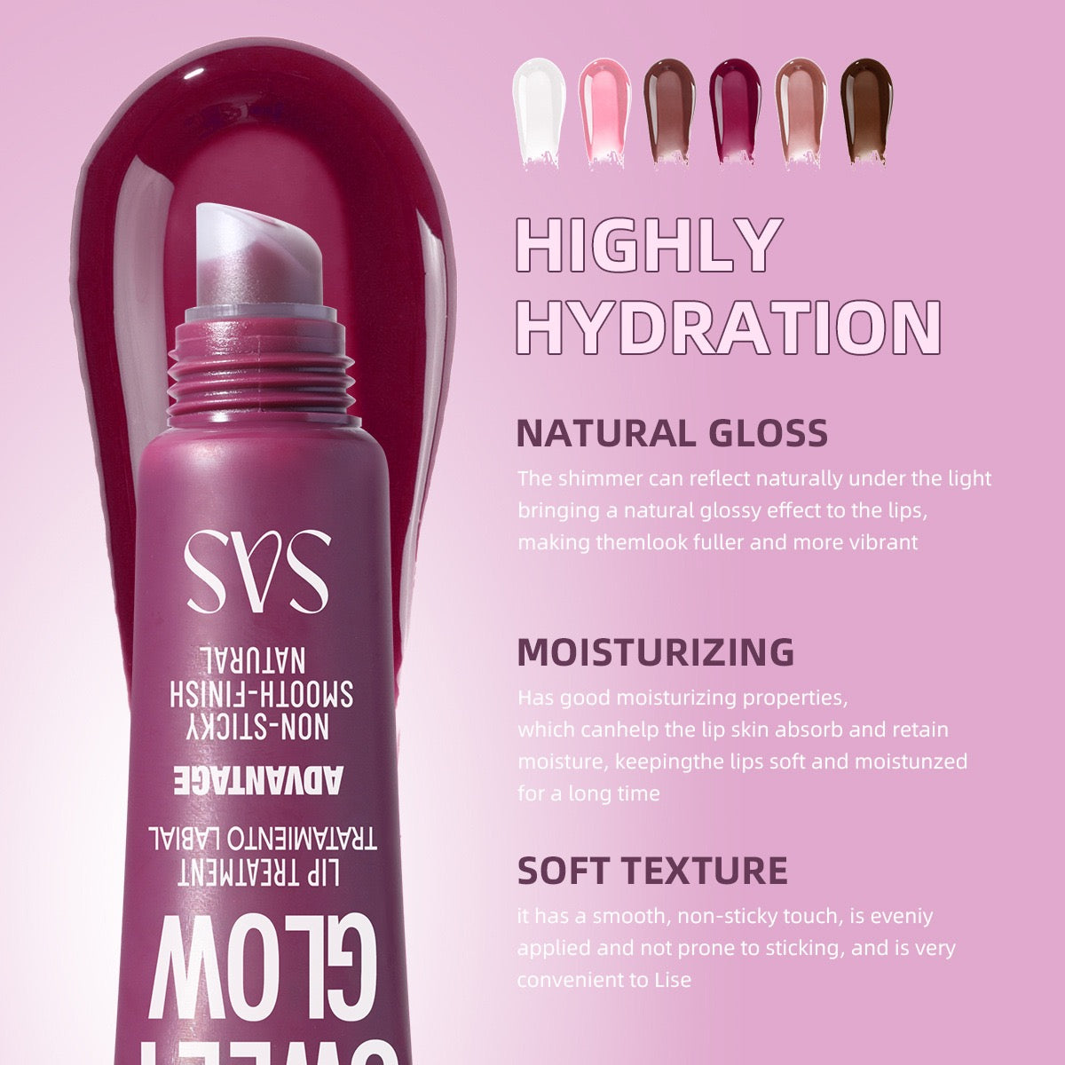 SAS Lip Gloss ( 4 gloss )
