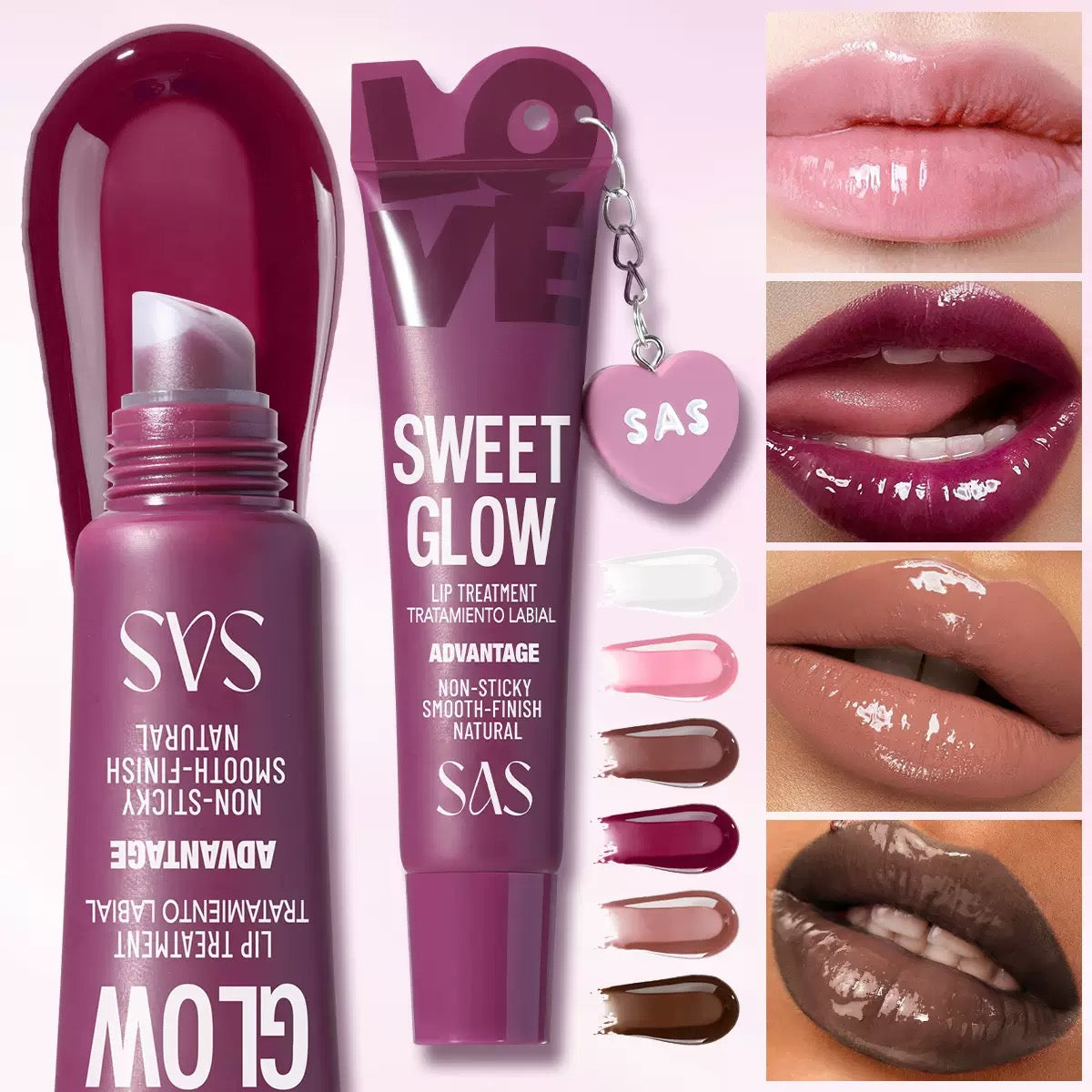 SAS Lip Gloss ( 4 gloss )