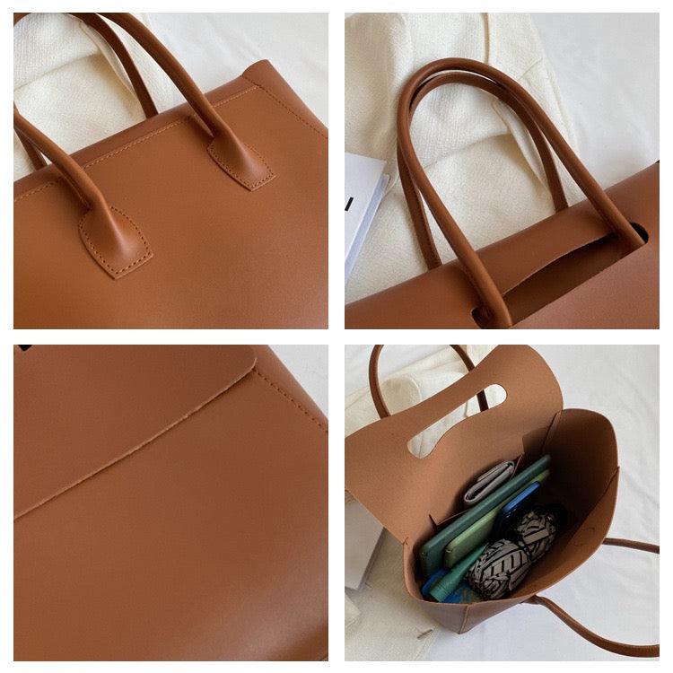 Large-capacity handbag retro