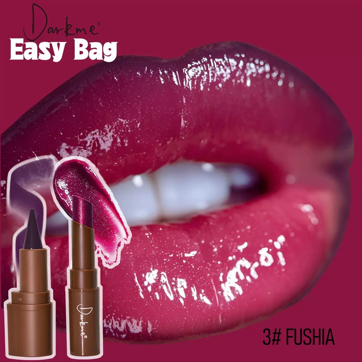 3 pieces of Darkme Lip combo set