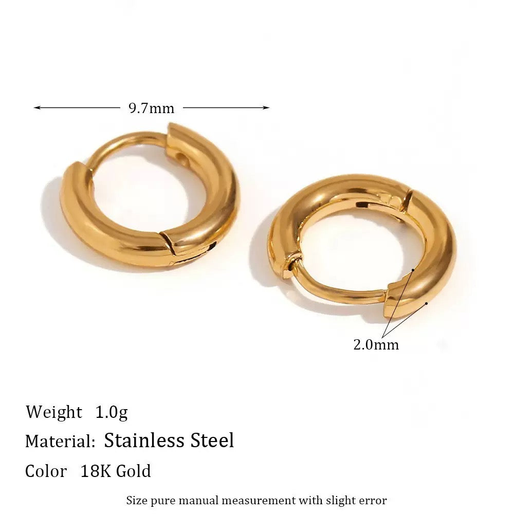 2 paires de boucles d’oreilles Mili