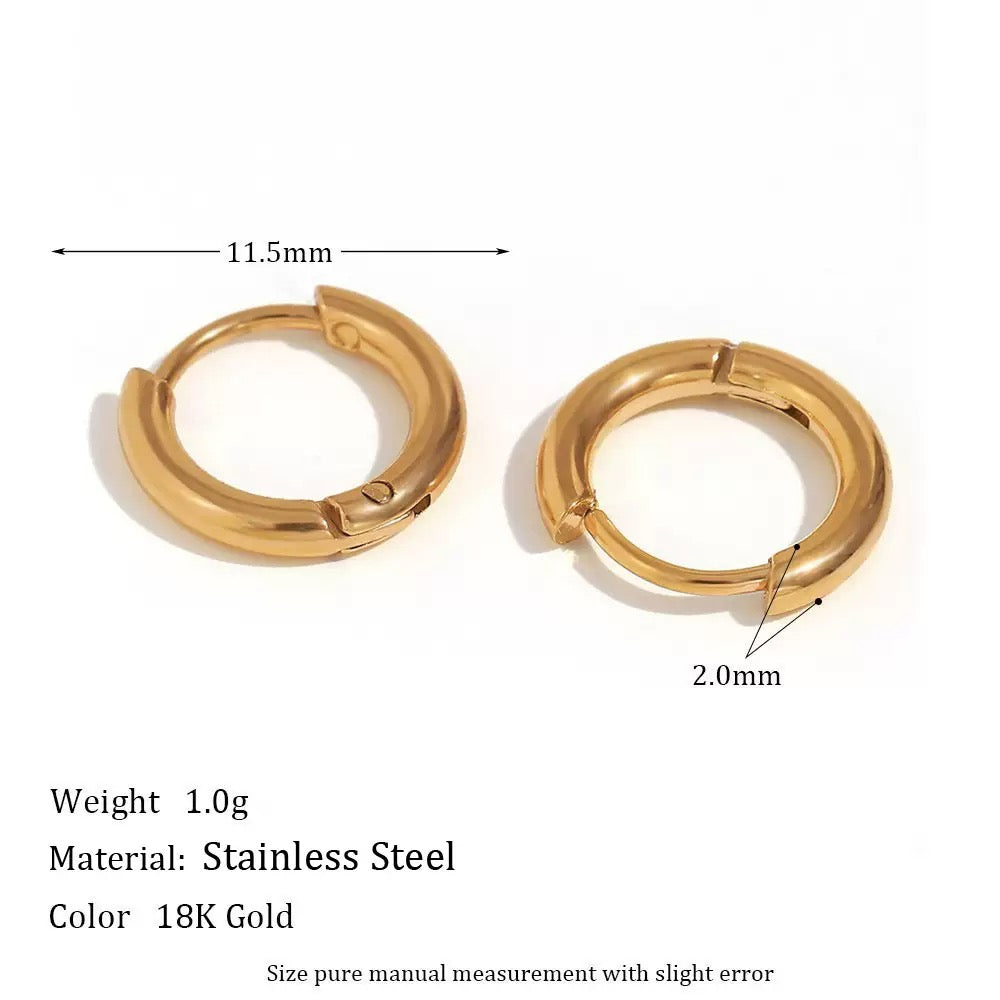 2 paires de boucles d’oreilles Mili