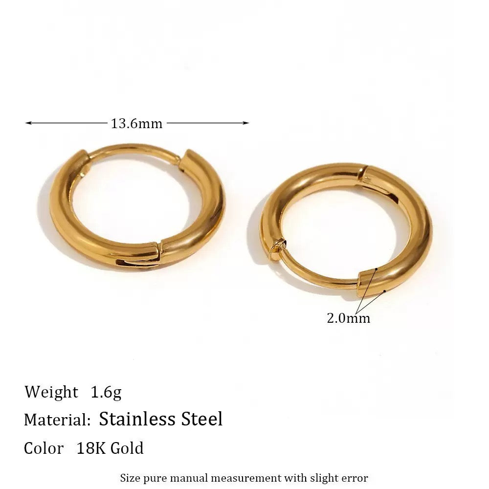 2 paires de boucles d’oreilles Mili