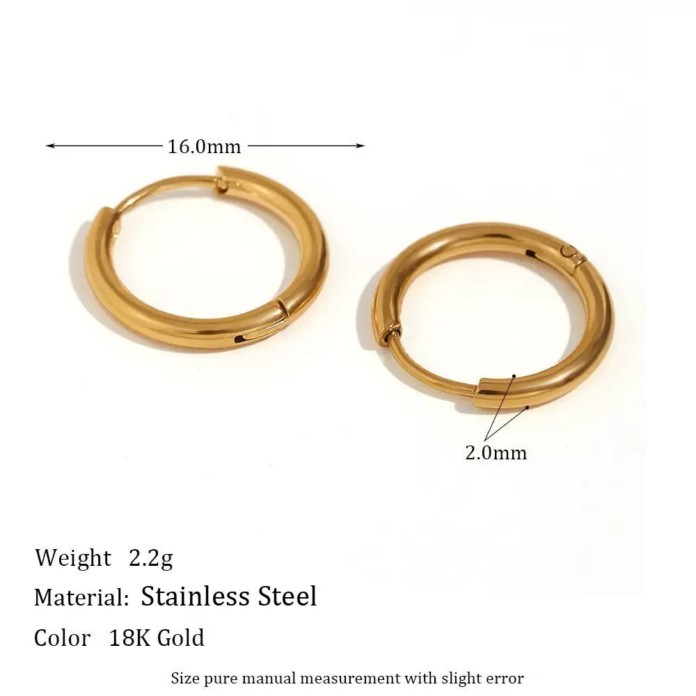 2 paires de boucles d’oreilles Mili