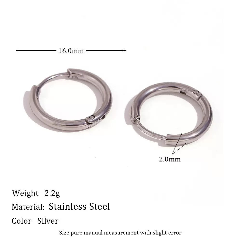 2 paires de boucles d’oreilles Mili
